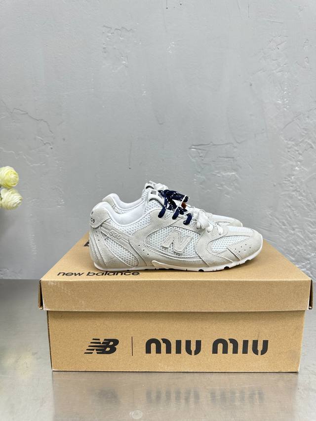 冲量价: 男+10情侣款miumiu缪缪 X New Balance Nb530 休闲 运动鞋 阿甘鞋 德训鞋 原版购入开发做货 Miu Miu X New B